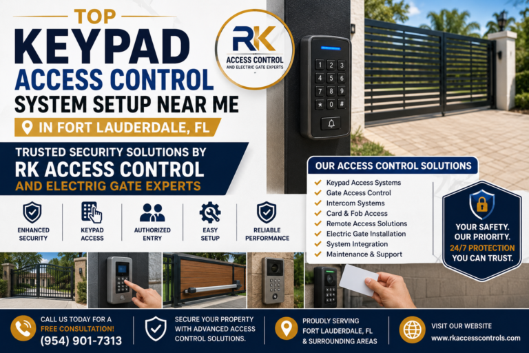 Top Keypad Access Control System Setup
